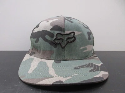 Gorra Fox Hat Ajustada Adulto Grande Verde Camuflaje Motocross MX Motocicleta Hombres Foto 1 de 4
