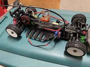 Vintage Kyosho TF2 Type R 4wd RC Touring Racing Carbon Fiber. Speed gem Motor - Picture 1 of 9