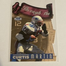 1997 Through The Years Curtis Martin TY7 Pro Line Gems Patriots
