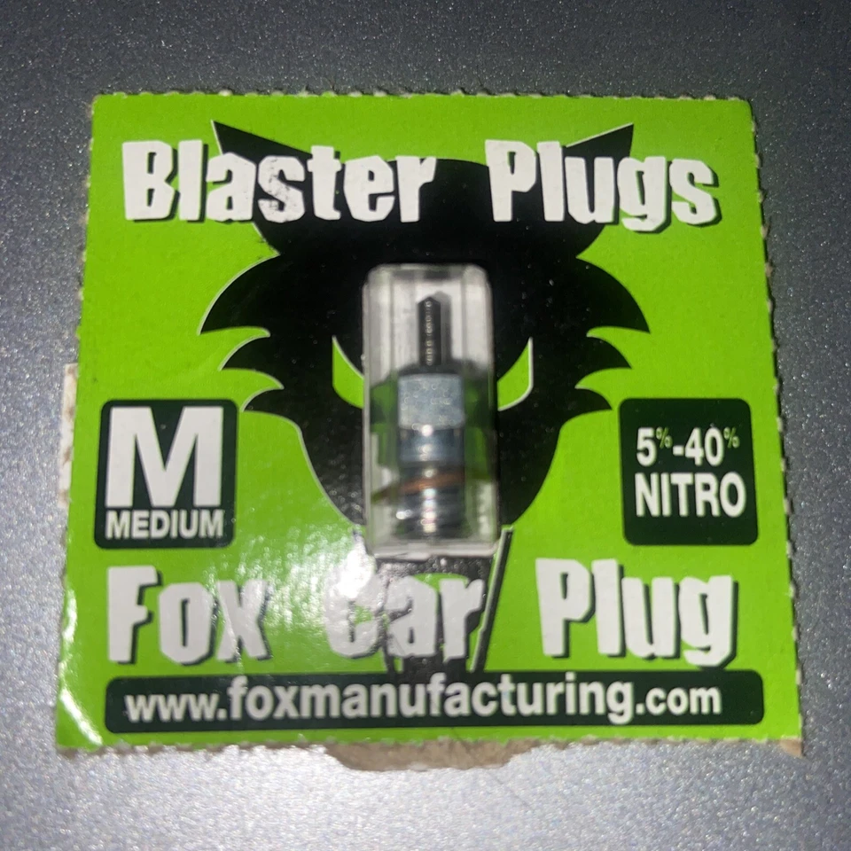 Blaster Plugs From Fox Nitro Car  medium temp new in packet uk stock free post - Image 1 of 1