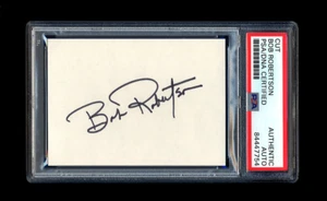 BOB ROBERTSON SIGNED MINT CUT PSA/DNA AUTOGRAPHED PITTSBURGH PIRATES 1971 WSC - Picture 1 of 1