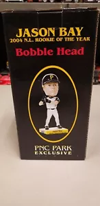 PITTSBURGH PIRATES JASON BAY 2004 NL ROOKIE OF THE YEAR SGA BOBBLEHEAD!! NOS NIB - Picture 1 of 6
