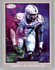 2022 SAGE Artistry Football Base & Silver Singles (Pick Your Cards)