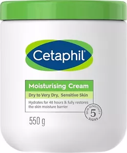 CETAPHIL Moisturising Cream 550Gram Very Dry Sensitive Skin-Au - Picture 1 of 8