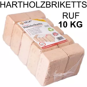 Holzbriketts 10kg RUF Buche Eiche Kamin Briketts hoher Heizwert Hartholz Holz - Bild 1 von 3