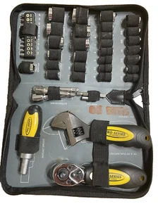 Pro Series Professional 46 Pc Socket and Wrench Set Zip Case - Picture 1 of 14