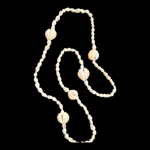 OFF WHITE Collana Conchiglia Lunga 2 Taglie Conchiglia Bianca Hawaii Spiaggia Naturale Oceano