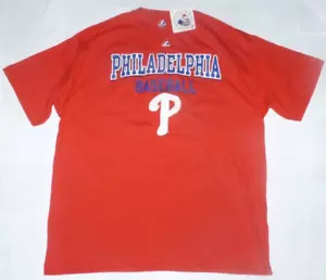 NEU MLB Philadelphia Phillies Baseball T-Shirt Herren 2XL XXL NEU Neu mit Etikett - Bild 1 von 2