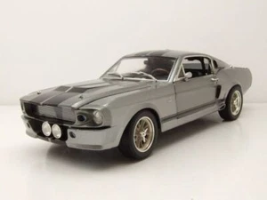 Ford Shelby Mustang GT 500 Eleanor 1967 gris plata coche modelo 1:18 Greenlight - Imagen 1 de 10