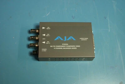 AJA D10CEA SDI to Component/Composite Video 4 Channel Balanced Audio Converter - Image 1 of 4