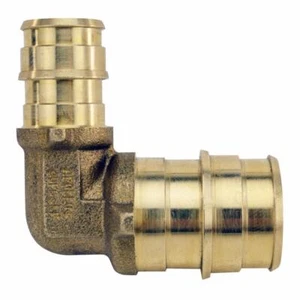 Apollo EPXE1234 Brass Pipe Reducing Elbow for PEX Pipe 3/4 x 1/2 in. - Picture 1 of 1