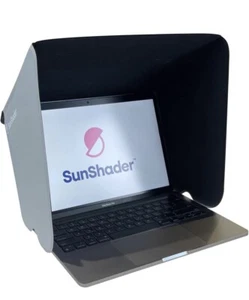 Sunshader v2.0 The Ultimate Laptop Shade • White Medium 11” To 13" - Picture 1 of 10