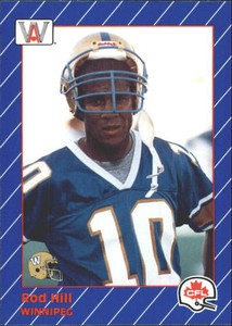 1991 All World CFL French #104 Rod Hill