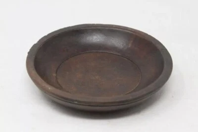 Platos de ensaladera tribal de madera tallados a mano antiguos Foto 1 de 4