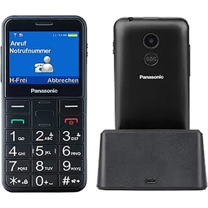 BNIB Panasonic KX-TU155 2G Black Dual-SIM Factory Unlocked GSM Cellphone - Picture 1 of 3