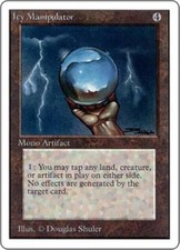 WOTC MtG Unlimited Icy Manipulator (U) Fair+