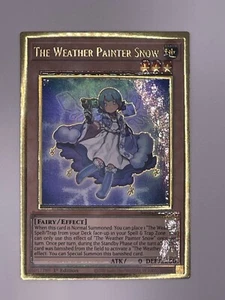 Casi Como Nuevo Mal Impresión Yu-Gi-Oh - El Pintor Nieve - MGED-EN016 - 1a Edición - Imagen 1 de 2