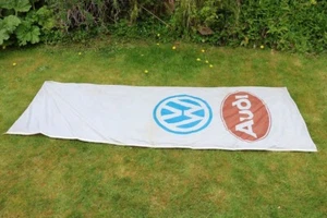 PANNEAU DRAPEAU BANNIÈRE CONCESSIONNAIRE VW AUDI BELGIAN D'IETEREN du début des années 2000 2 - Photo 1 sur 7