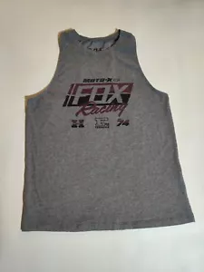 Fox Racing Canotta Donna Racer Back, Grigio Viola Taglia Small Trudri, Compagnia Aerea - Foto 1 di 3