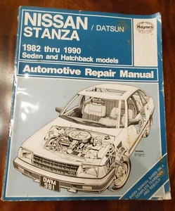 Repair Manual Haynes 72060 fits 82-90 Nissan Stanza Datsun - Picture 1 of 5