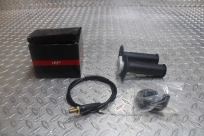 Kawasaki KX65 2001 mercado de accesorios derecha izquierda clip manillar empuñaduras juego de pares de empuñaduras Foto 1 de 4