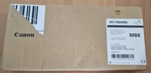 Canon PFI-706MBK Tintenpatrone Matt Black 6680B001 Neu IPF8300 Datum 02/2024 - Bild 1 von 3