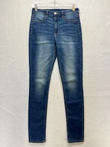 H&M Divided Skinny Jeans Women's Size 8 - Medium Wash Mid Rise Stretch Denim - Picture 1 of 12