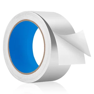 Thicker Silver Aluminum Foil Tape for Ductwork, 2-Inch X 65 Feet, - Picture 1 of 11