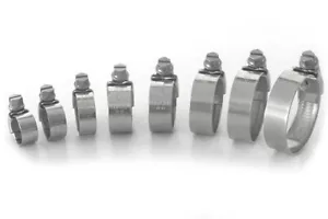 AS3 RADIATOR HOSE CLIPS for KTM 400 450 525 EXC 2001-2007 - Picture 1 of 5