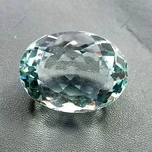 AAA+ Certified  58 Carat Brazilian Blue Aquamarine Oval Cut Loose Gemstone - Picture 1 of 8