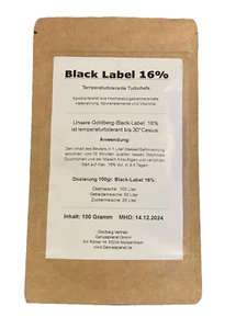 Black Label 16, Goldberg Turbohefe für 100 Ltr. Obstmaische mit Brennereihefe - Bild 1 von 1