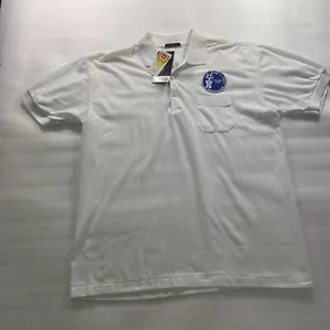 Guam Football Association Herren XL Poloshirt 47 Zoll Brust Fußball weiß gebraucht - Bild 1 von 12