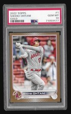 Shohei Ohtani 2022 Topps Gold PSA 10 GEM MINT #1 Dodgers MVP #1765/2022 Rare
