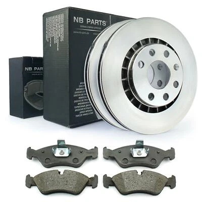 Discos de Freno Forros Delantero 256mm para Daewoo Opel Astra Calibra Vectra a B - Imagen 1 de 2