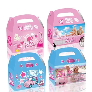 12PC Barbie Party Loot Bag Box Birthday Party Lolly Bag Favour Candy Bag - Picture 1 of 4