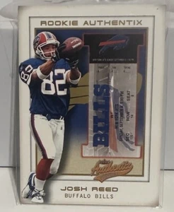 2002 Fleer Authentix seconda fila #108 Josh Reed 148/250 - Foto 1 di 2