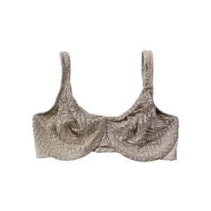 Olga Women's 38DD Cream Floral Bra Lightly Lined Wide Comfort Straps Underwire - Picture 1 of 9