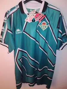 REAL BETIS 1995-1996 BNWT away camiseta shirt trikot maillot maglia M - Imagen 1 de 6