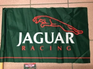 Jaguar Racing Banner and pin set NOS flag measures 17x11 inches - Bild 1 von 3
