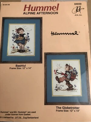 Hummel Counted Cross Stitch Pattern 84039 Alpine Afternoon Boy & Girl Colour - Image 1 of 4