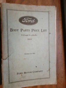 Ford V-8 1932 y 4 cilindros carrocería lista - original - Imagen 1 de 4