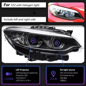For BMW F22 2 Series 2014-2021 Projector Headlights Lamps LED Front Turn Signal - Foto 1 di 19