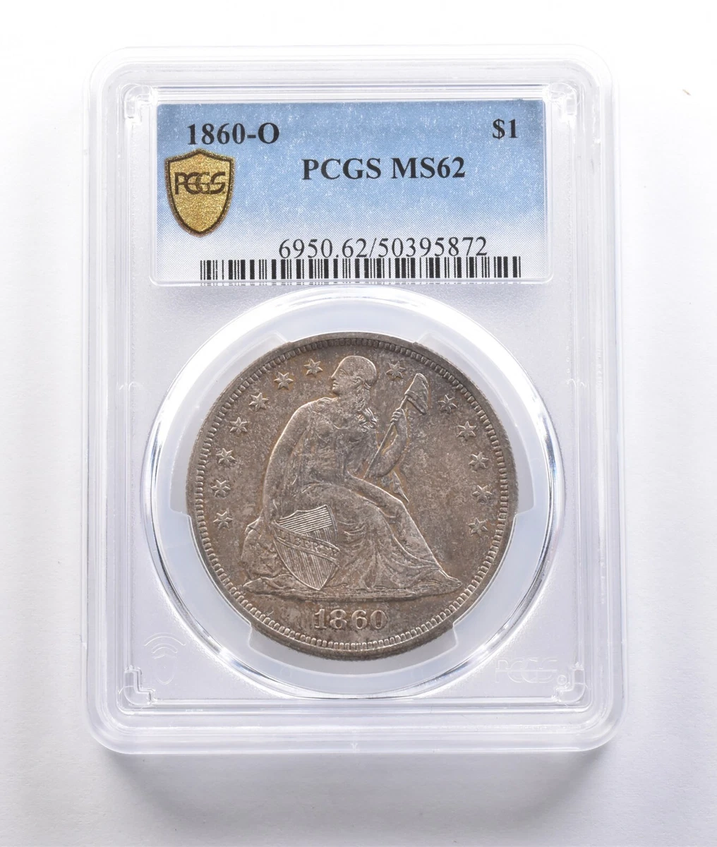MS 62 Graded Seated Liberty US Dollars (1840-1873) for sale | eBay