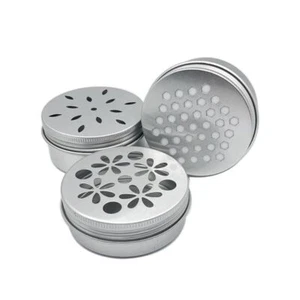 Hollow Out with Holes Cosmetic Face Eye Cream Packing Metal Empty Can - Picture 1 of 19