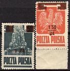 Polska 1945 (Mi.408-409) Fischer 375-376a Typ 2 czysty ** MNH