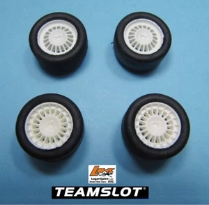1/32 TEAM SLOT 4 LLANTAS RENAULT 5 MAXI TURBO + 4 NEUMATICOS BRM - GOTTI - BRAID - Imagen 1 de 2