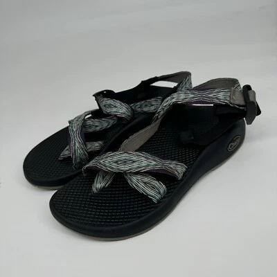 Sandalias Chaco Z/2 Yampa para mujer tejido 7 píxeles púrpura azul agua turquesa J103426 Foto 1 de 4