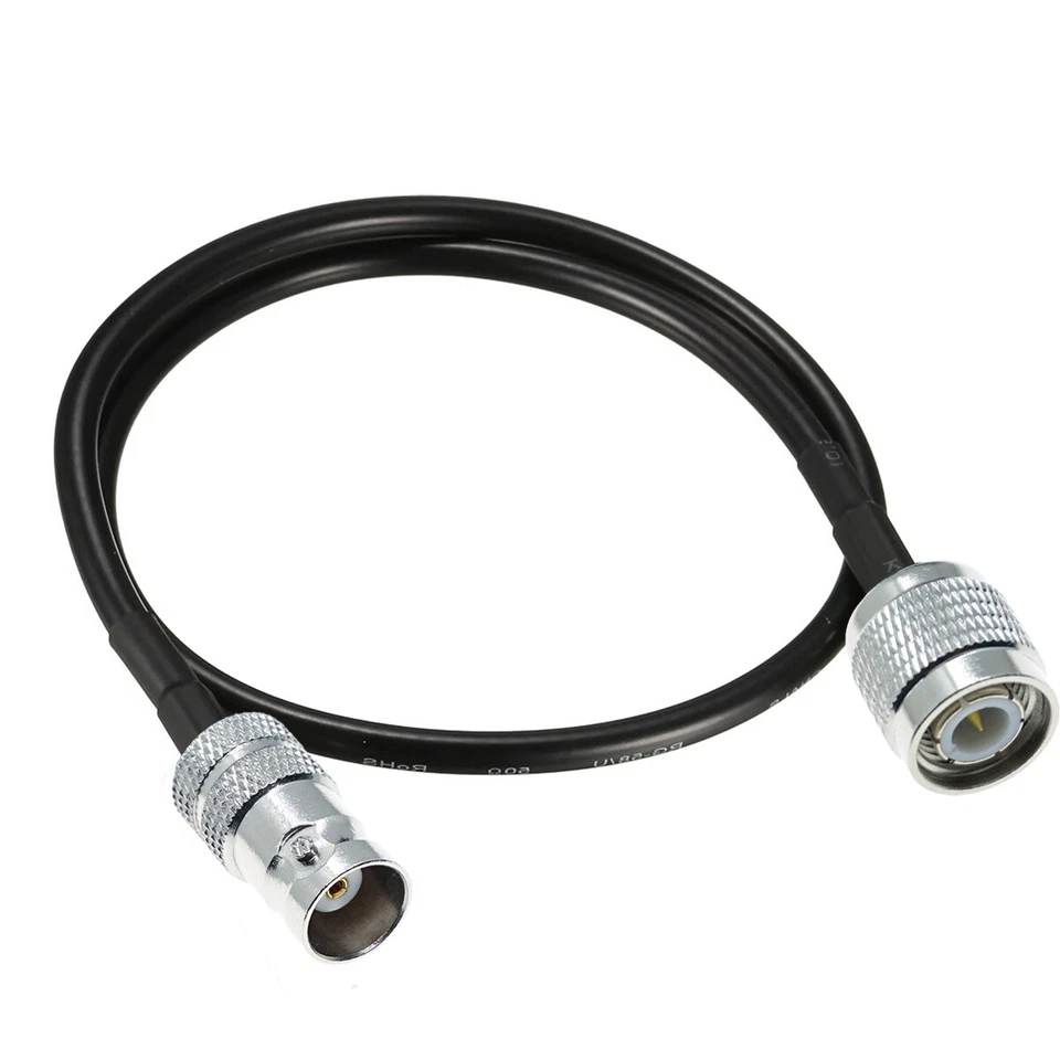 RG58 TNC MALE PLUG to BNC FEMALE Jack Lot RF coax jumper Pigtail coaxial cable - Image 1 of 1