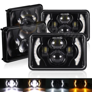 Faros LED sellados 4x6" H4651 H4666 para Peterbilt Kenworth Freightliner - Imagen 1 de 12