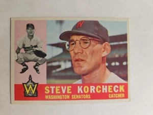 1960 Topps Baseball Steve Korcheck #56 Washington Senators [2] - Bild 1 von 2